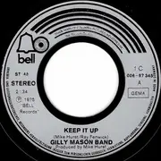 7inch Vinyl Single - Gilly Mason Band - Keep It Up
