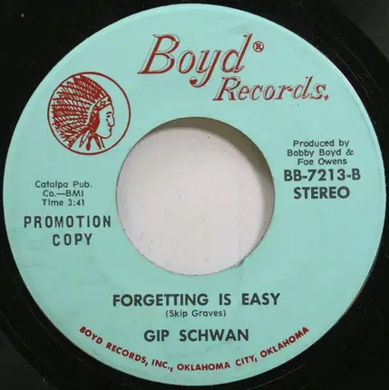 Gip Schwan - Shine Your Light On Me / Forgetting Is Easy
