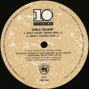 12inch Vinyl Single - Girls Talkin' - Girls Talkin'