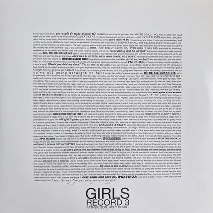 Girls - Father, Son, Holy Ghost