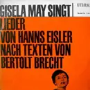 10'' - Gisela May - Singt Lieder Von Hanns Eisler Nach Texten Von Bertolt Brecht