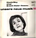 LP - Gisela May - singt Brecht, Eisler, Dessau - black labels / Gatefold + booklet