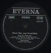 LP - Gisela May - Brecht Weill