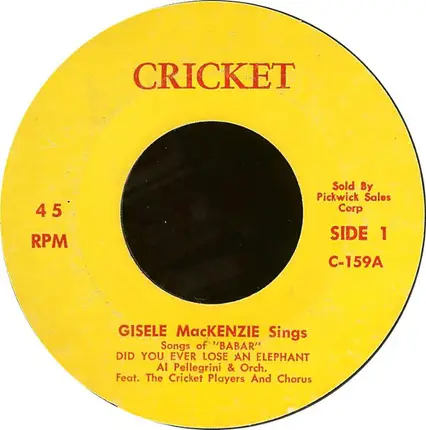 Gisele MacKenzie - Songs Of 'Babar'