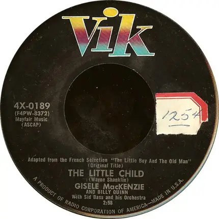 Gisele MacKenzie - Reserved / The Little Child