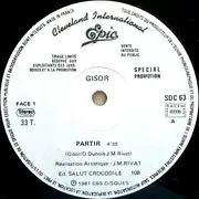 12inch Vinyl Single - Gisor - Partir / Le Plan