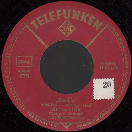 Gitta Lind - Kookie / Es War Frühling