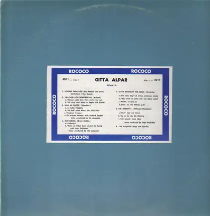 Gitta Alpar - Volume II
