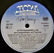 Double LP - Gitte Hænning - Live - Mit Lampenfieber Auf Tournee - Gatefold Cover