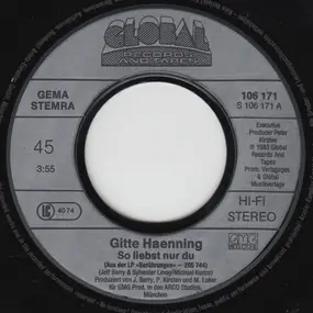 Gitte Haenning - So Liebst Nur Du