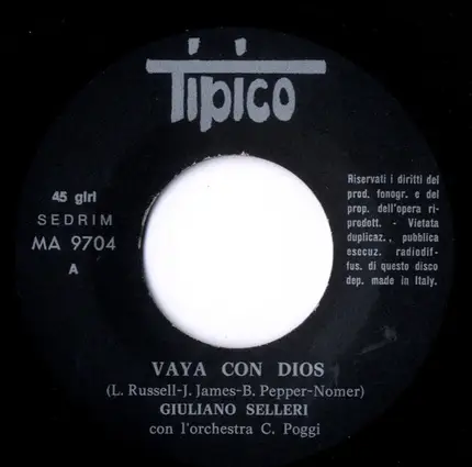Giuliano Selleri / Edo Beato - Vaya Con Dios / Il Giocattolo