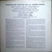 LP - Giuseppe Torelli , Francesco Durante , Benedetto Marcello , Tomaso Antonio Vitali , Antonio Vivaldi - Italienische Meister Des 18. Jahrhunderts