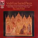 LP - Giuseppe Verdi - Radiokören & Kammarkören , Berliner Philharmoniker , Arleen Auger , Riccardo Muti - Four Sacred Pieces