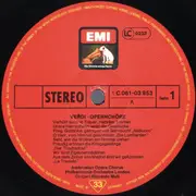 LP - Verdi - Opernchöre Von Verdi