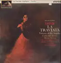 LP - Giuseppe Verdi - Victoria De Los Angeles , Carlo Del Monte , Mario Sereni With The Orchestra Del Te - La Traviata Highlights
