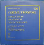 Double LP - Verd - Il Trovatore (Maria Callas) - Mono,   Sleeve