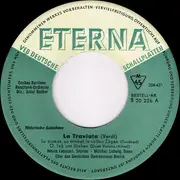 7inch Vinyl Single - Verdi - Unvergängliche Stimmen (La Traviata) - Mono
