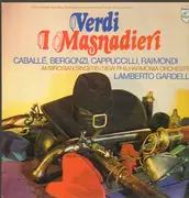 LP-Box - Verdi/ New Philharmonia Orchestra , L.Gardelli , M. Caballé , C. Bergon - I Masnadieri - booklet with libretto