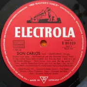 LP - Verdi - Don Carlos (Querschnit)
