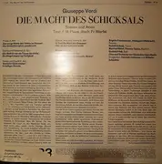 LP - Verdi - Die Macht Des Schicksals (Grosser Querschnitt)