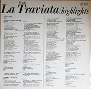 LP - Verdi - La Traviata / Highlights