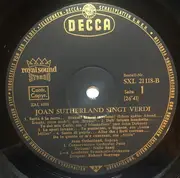 LP - Verdi / Joan Sutherland - Joan Sutherland Singt Verdi