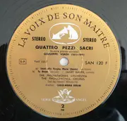 LP - Verdii - Quattro Pezzi Sacri (Quatre Pièces Sacrées)
