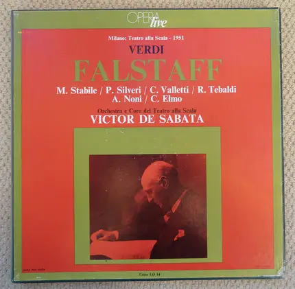 Verdi - Falstaff - Victor De Sabata , Orchestra Del Teatro Alla Scala