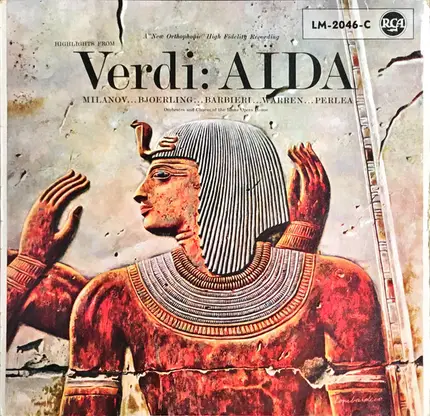 Giuseppe Verdi , Zinka Milanov , Fedora Barbieri , Jussi Björling , Leonard Warren , Jonel Perlea - Highlights From Verdi: Aïda