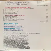 CD - Giuseppe Verdi / Antonio Vivaldi / Sharon Sweet , Ernst Senff Chor Berlin , Berliner Philharmoniker - Quattro Pezzi Sacri / Credo