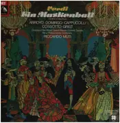 LP - Giuseppe Verdi / Arroyo, Domingo, Cappuccilli - Ein Maskenball / Riccardo Mutti - Hardbox + Booklet with Libretto