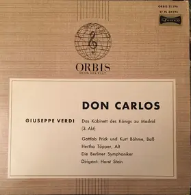 Giuseppe Verdi - Don Carlos, Das Kabinett des Königs zu Madrid (3. Akt)