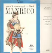 LP - Giuseppe Verdi - Grandi Personaggi Verdiani - Manrico