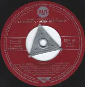 7inch Vinyl Single - Giuseppe Verdi ; Licia Albanese , Jan Peerce - Traviata Highlights