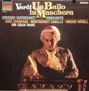 LP - Giuseppe Verdi - Un Ballo In Maschera - Grosser Querschnitt - Highlights
