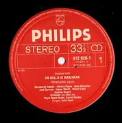 LP - Giuseppe Verdi - Un Ballo In Maschera - Grosser Querschnitt - Highlights