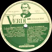 LP - Giuseppe Verdi - Verdi: Edizioni Rai 19 - Brani Dalle Opere