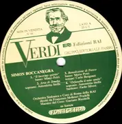 LP - Verdi - Edizioni Rai 16 - Brani Da Simon Boccanegra