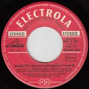 7inch Vinyl Single - Giuseppe Verdi - Nabucco - Chor Der Gefangenen Und Finale III
