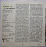 LP - Giuseppe Verdi - Nabucco - Opernquerschnitt - mono