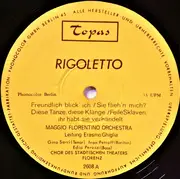 LP - Giuseppe Verdi - Rigoletto - Grosser Opernquerschnitt