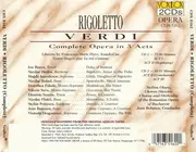 Double CD - Verdi - Rigoletto / Complete Opera In 3 Acts