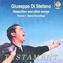 CD - Giuseppe di Stefano - Neapolitan And Other Songs - Volume II - Stereo Recordings