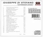 CD - Giuseppe di Stefano - Unreleased Jewels