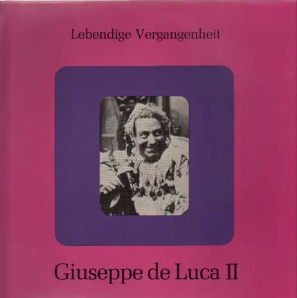 Giuseppe de Luca - Lebendige Vergangenheit II