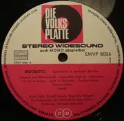 LP - Verdi - Rigoletto - Großer Querschnitt In Deutscher Sprache (Köth, Wagner,..)
