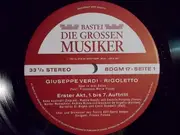 10'' - Giuseppe Verdi - Rigoletto (Gesamtaufnahme) - Giuseppe Verdi 1. Serie In 4 Folgen - Band I - with book