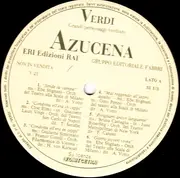 LP - Giuseppe Verdi - Verdi: Edizioni Rai 21 - Dal Trovatore Azucena