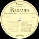 LP - Giuseppe Verdi - Verdi: Edizioni Rai 22 - Da Aida Radames