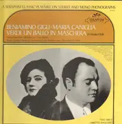 Double LP - Giuseppe Verdi , Beniamino Gigli , Maria Caniglia - Un Ballo In Maschera - Boxset
